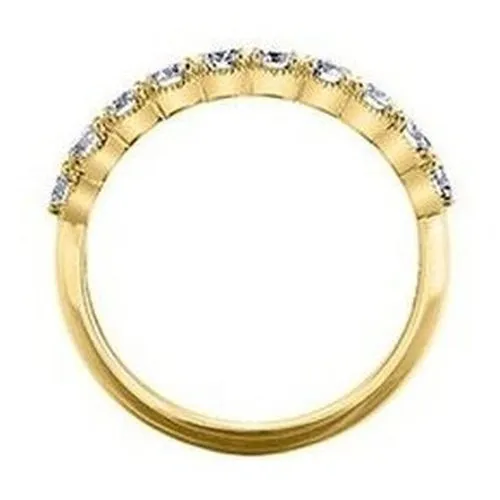 Ladies Diamond wedding band .80ct