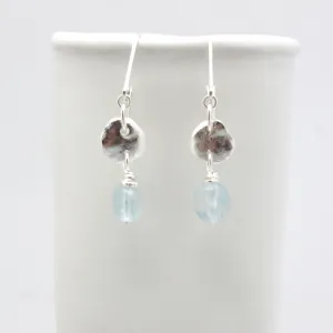 Lava Form Collection:  Wai Aquamarine Earrings