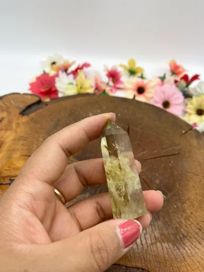 Natural Raw Citrine Wand, Polished Citrine Point, Obelisk Points, Crystal Points, Reiki Healing Gemstones, Crystal for Prosperity,