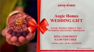 Now Book Wedding Gift Registry India Program with AngieHomes