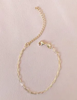 Nuance Paperclip Chain Bracelet