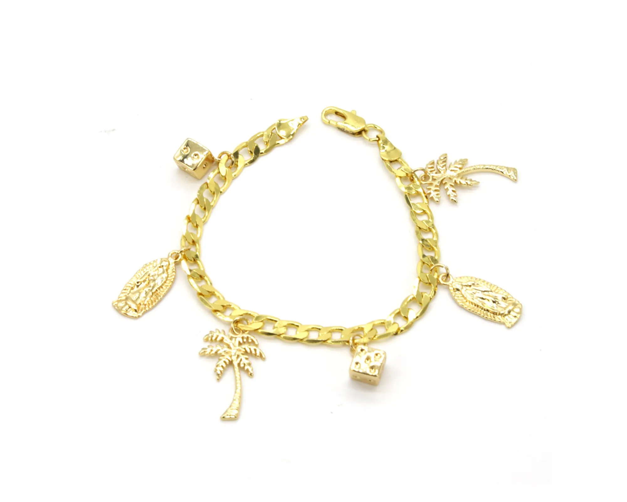 Palm Tree Dreams Charm Bracelet