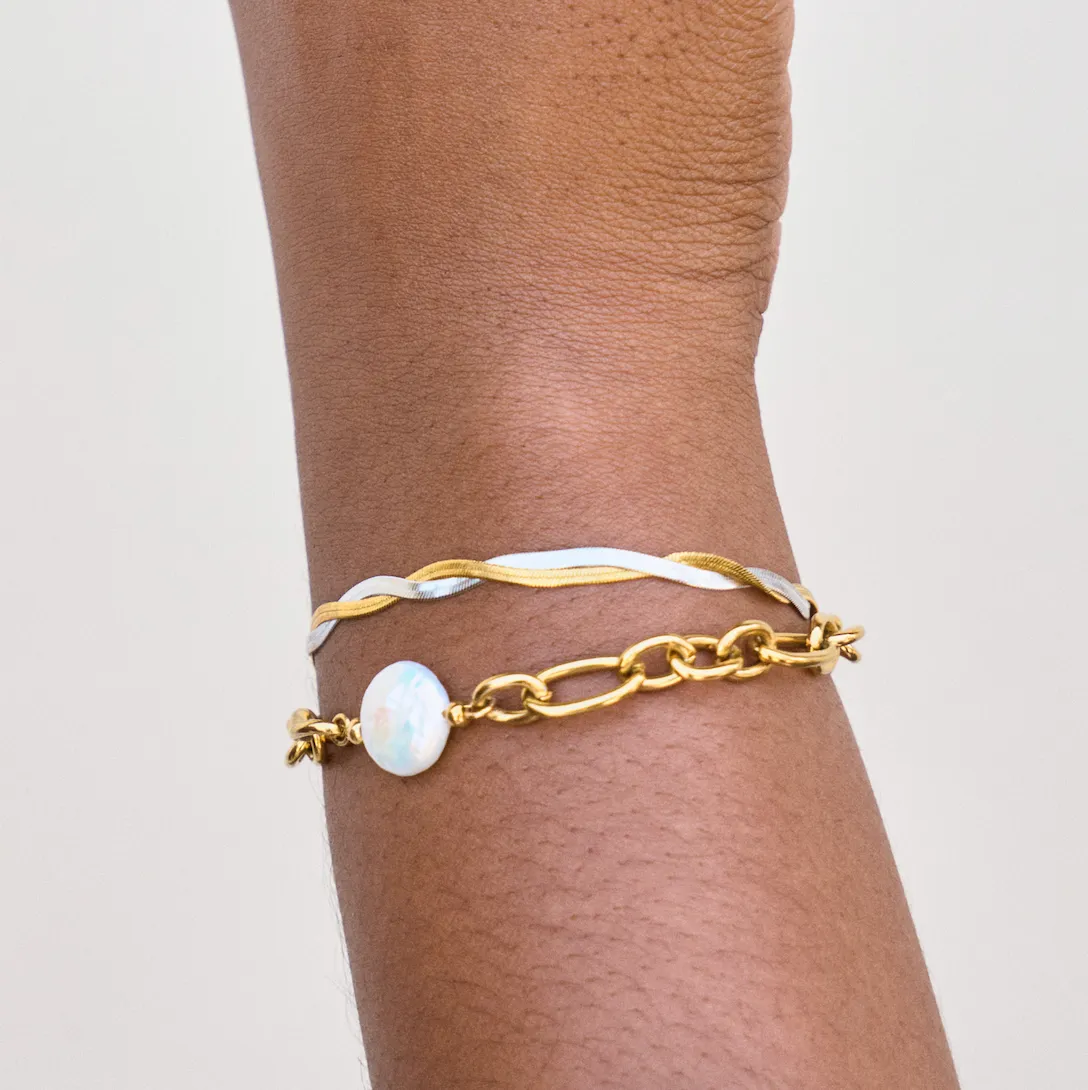 Pearl Chain Bracelet