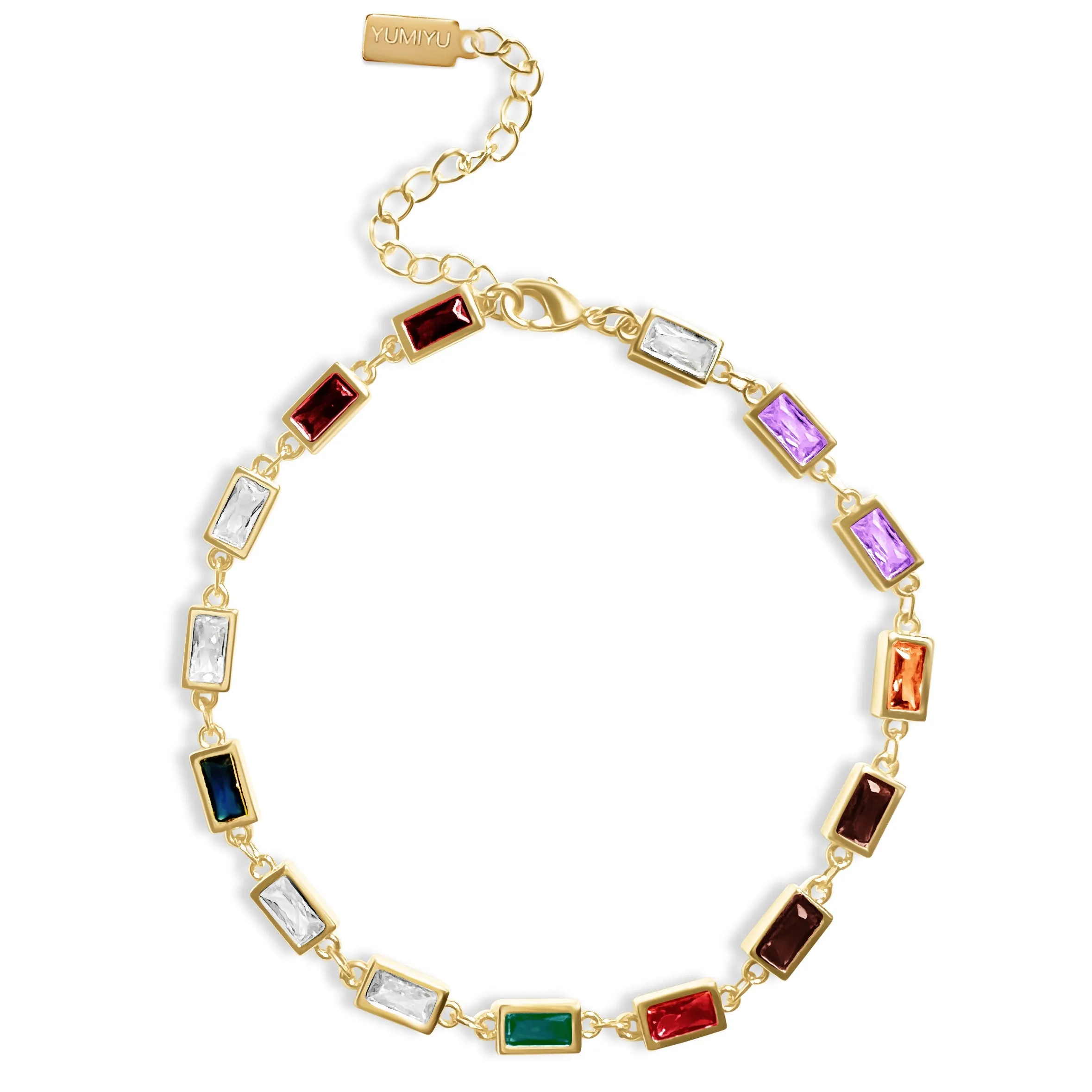 Rainbow Bracelet - Gold Filled