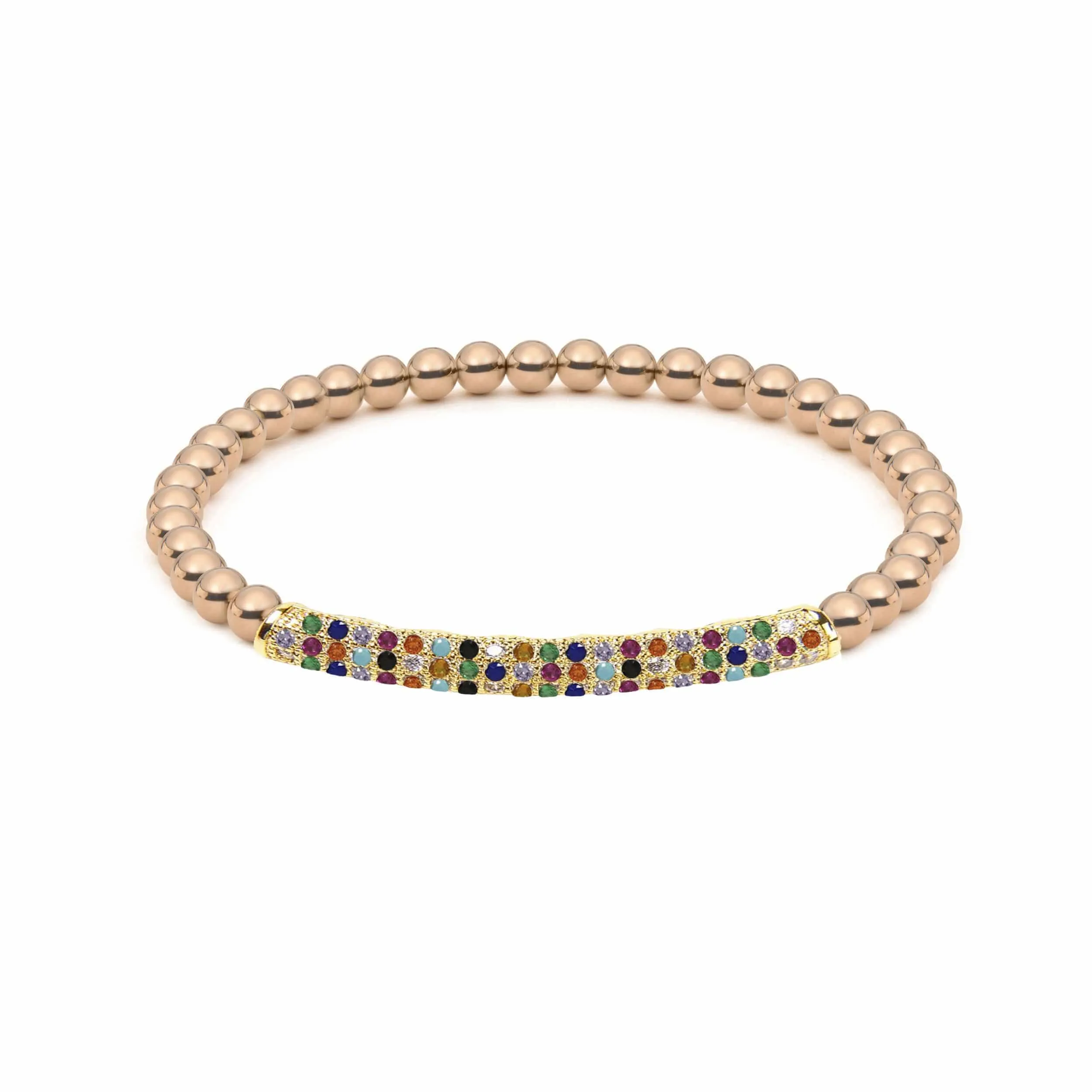 Raise The Bar | Rainbow Charm Bracelet