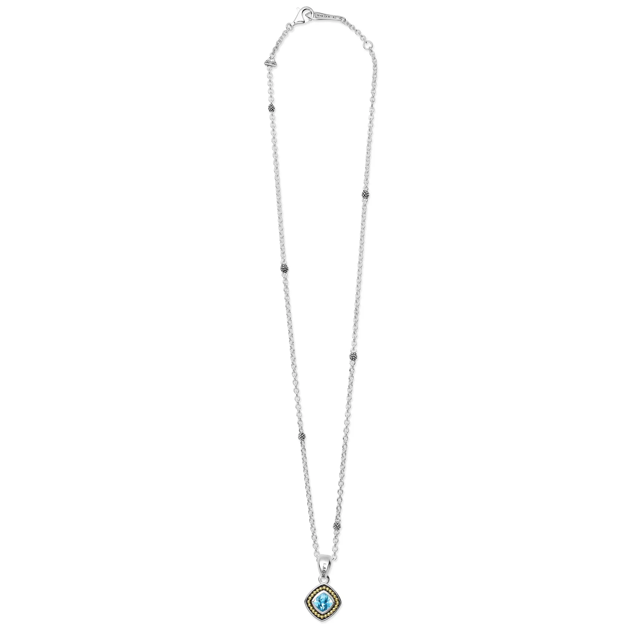 Rittenhouse Swiss Blue Topaz Pendant Necklace