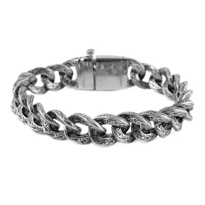 SK1791 Unisex 18MM Fancy  Stainless Steel Motorcycle Cross Bracelet Stainless Steel