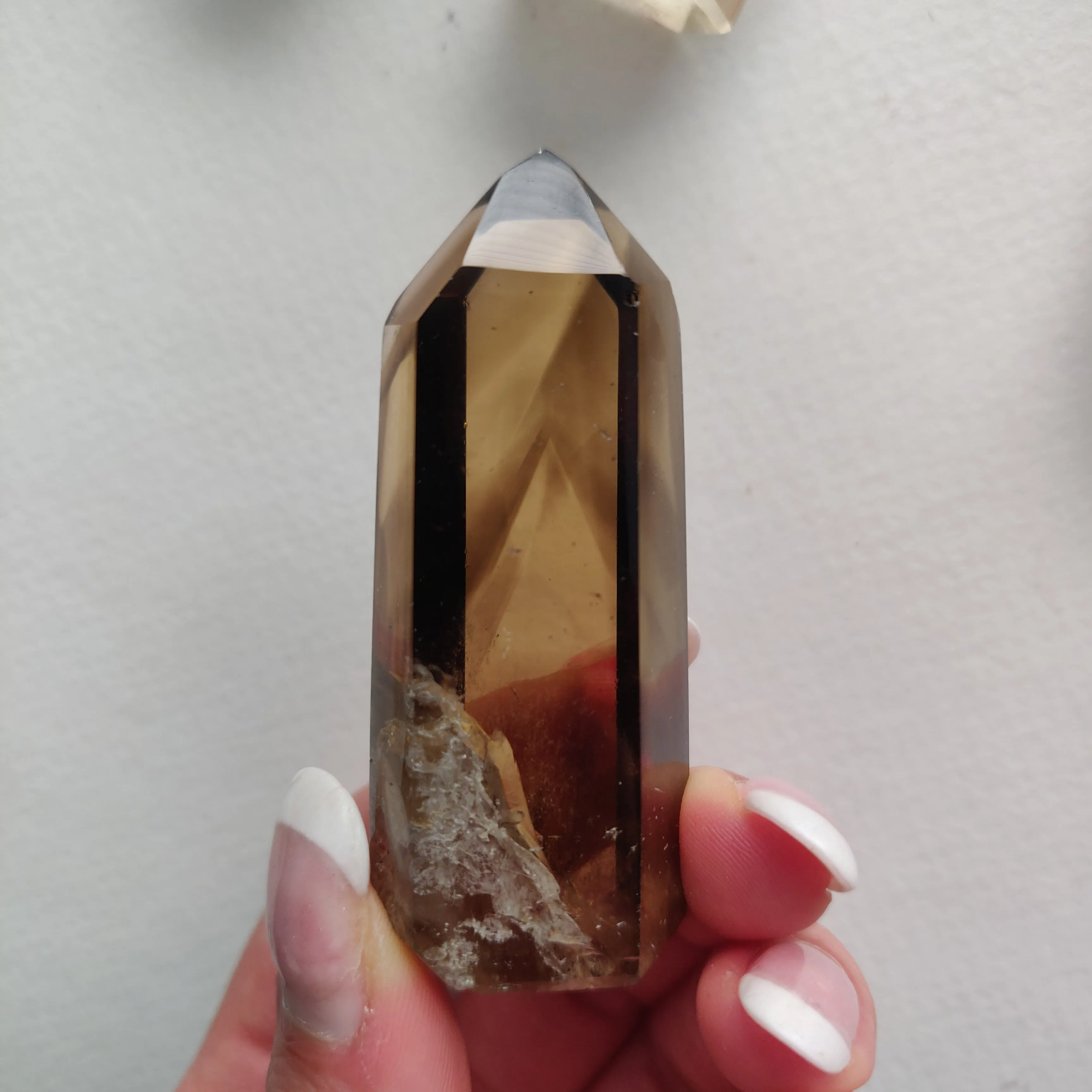 Smoky Citrine Point (#14E)