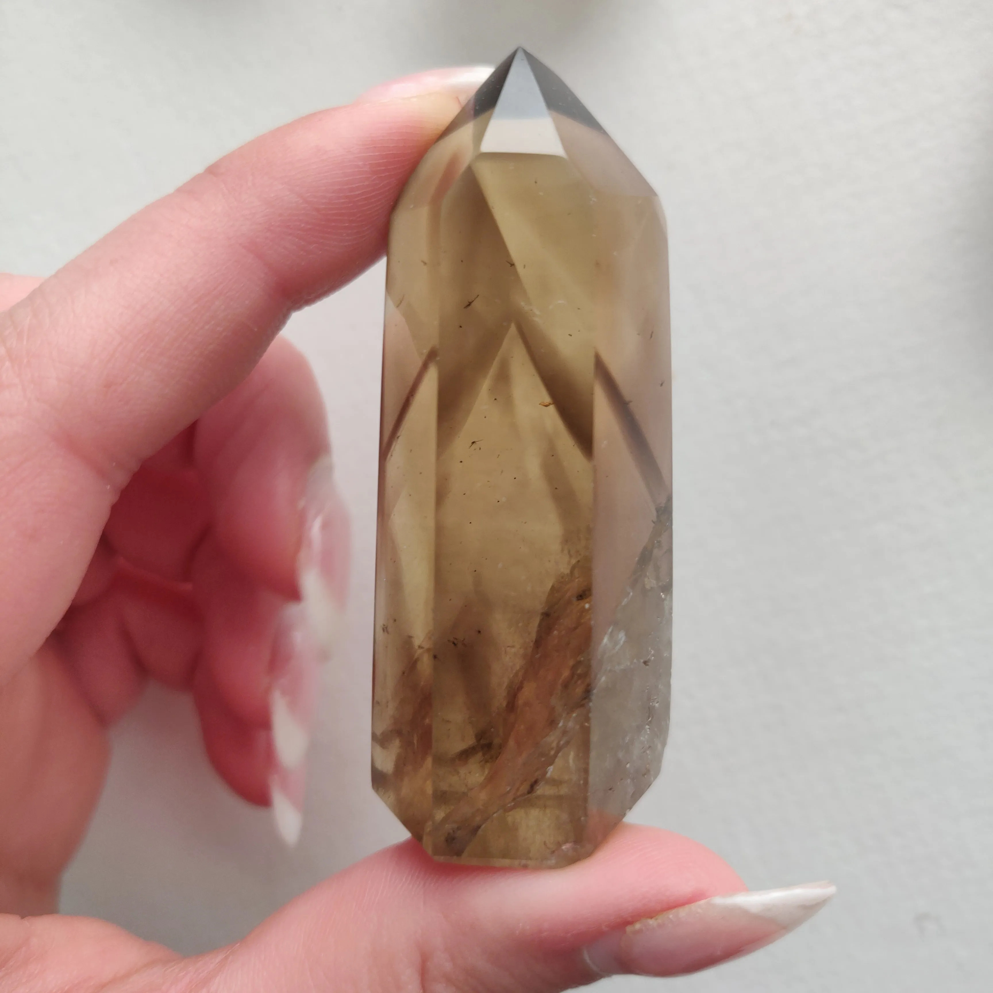 Smoky Citrine Point (#14E)