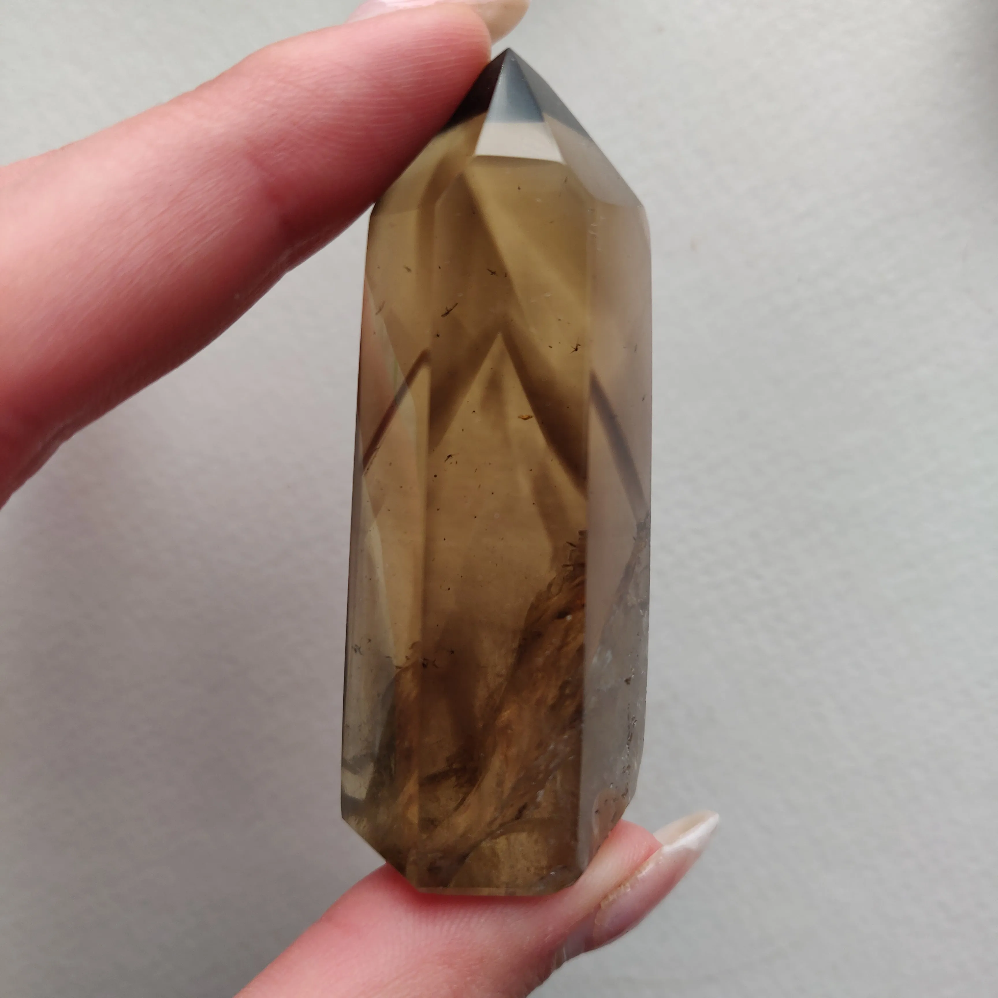 Smoky Citrine Point (#14E)