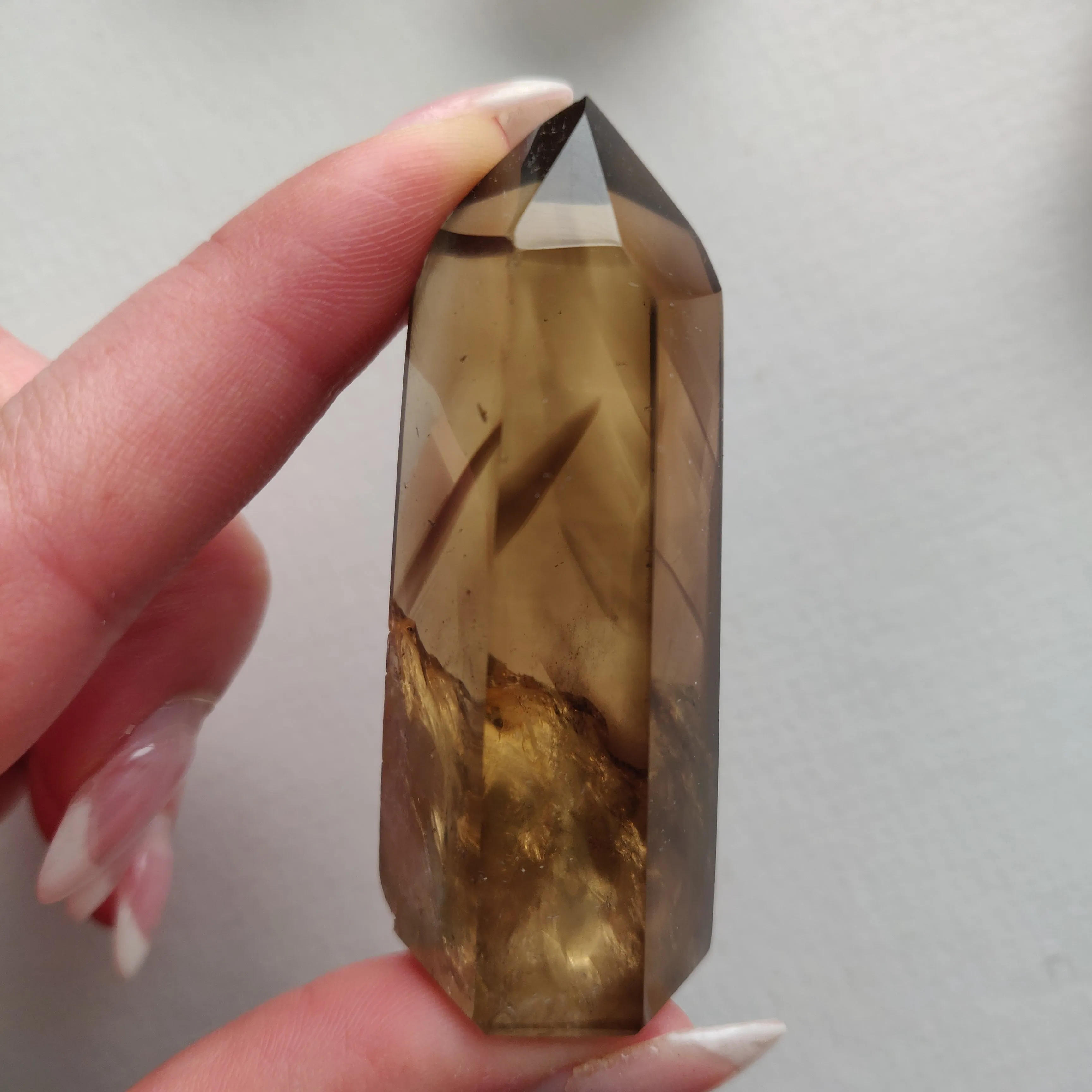 Smoky Citrine Point (#14E)