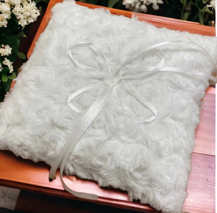 Soft Ribbon Ring Bearer cushion