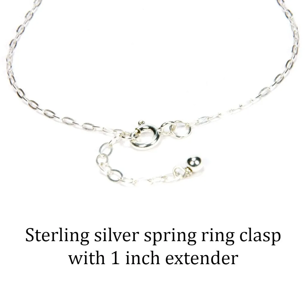 Sterling Silver Aquamarine Gemstone Bracelet