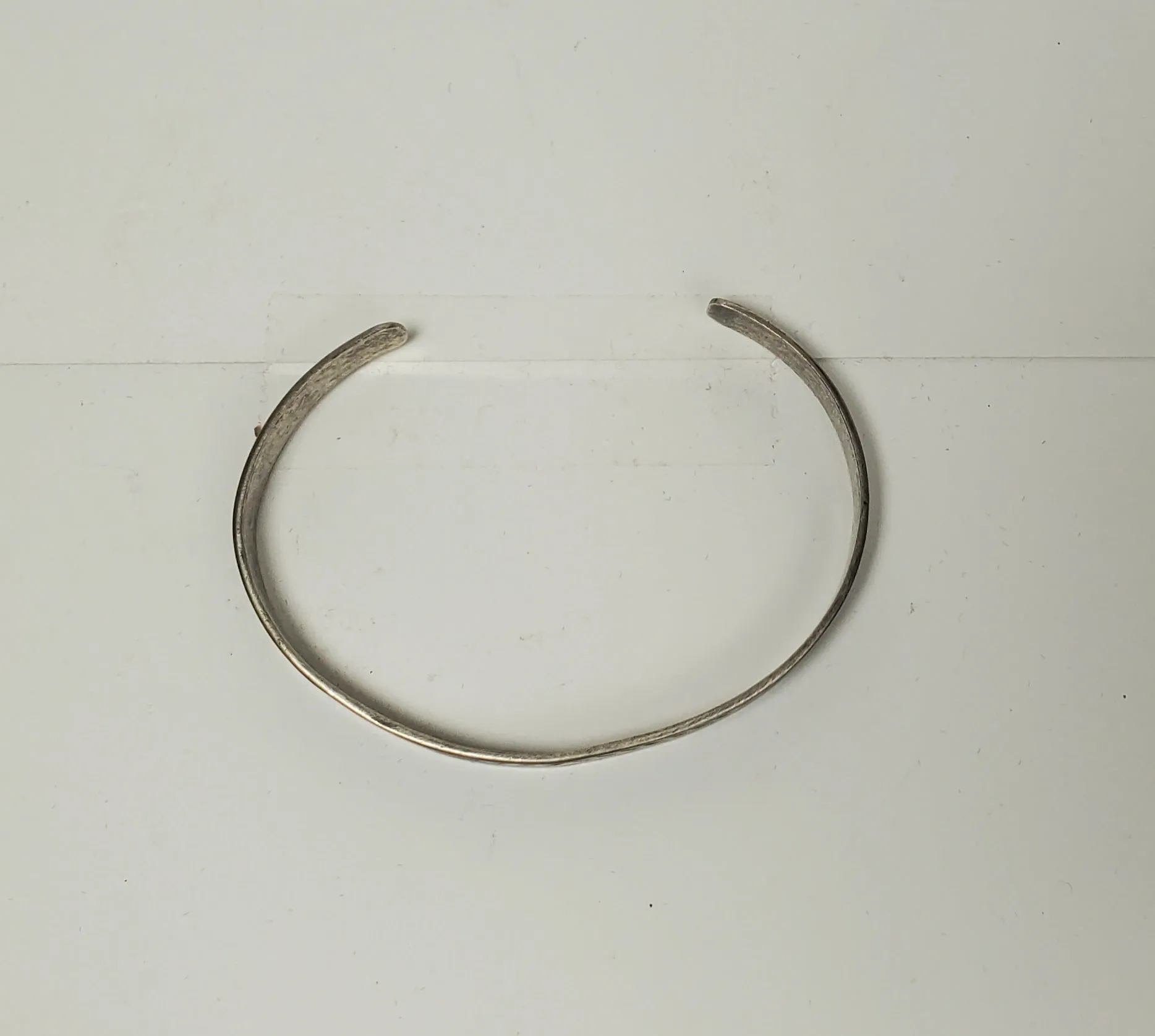 Vintage Engraved Design Silver Bangle Bracelet