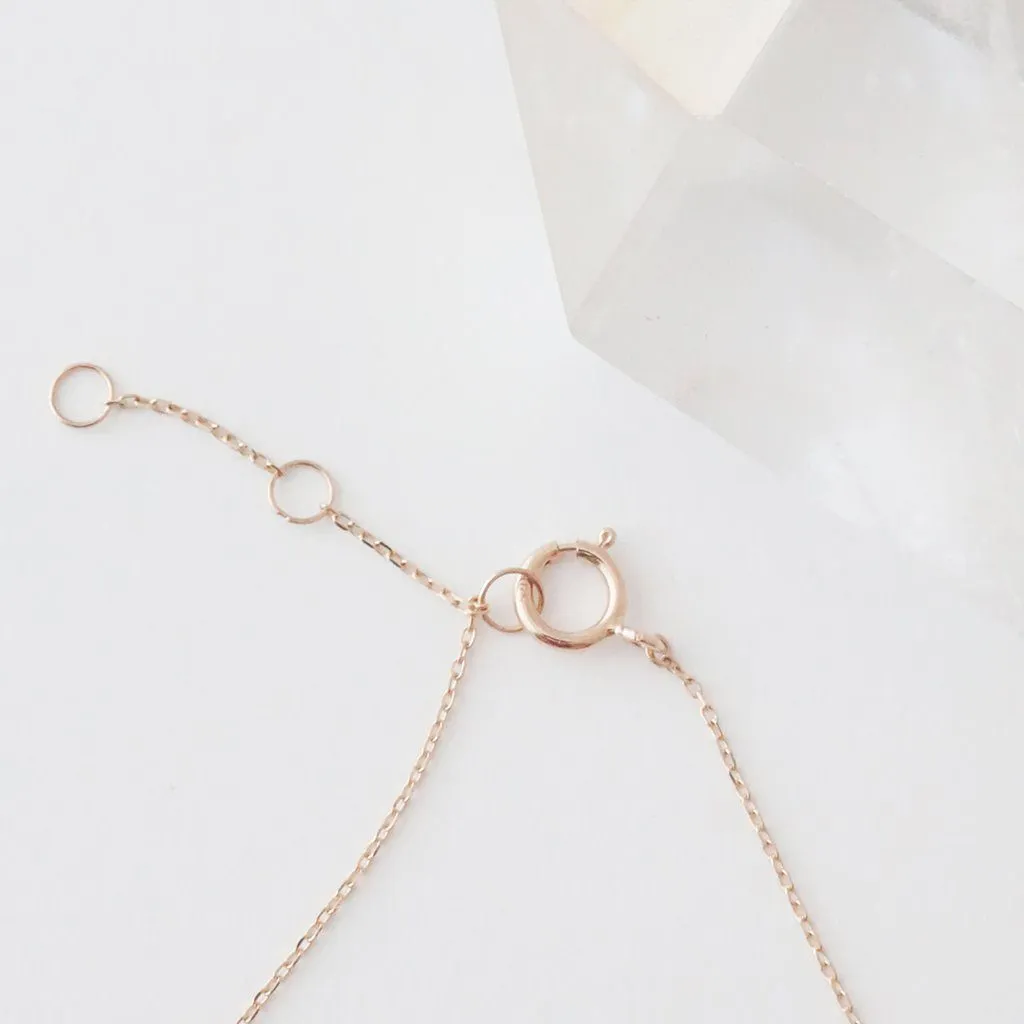 Whisper Thin Chain Bracelet, 14k Gold