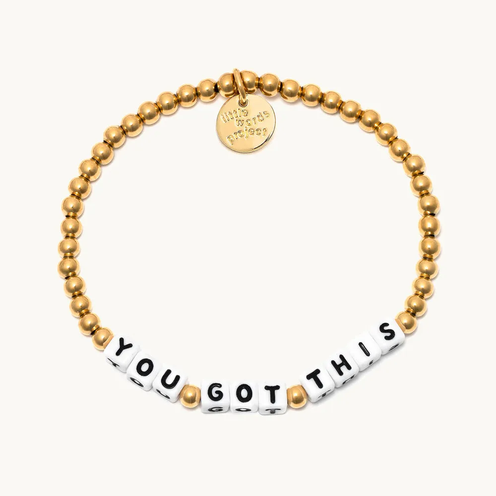 YOU GOT THIS GOLD BRACELET